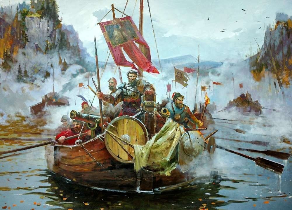 Сибирский поход Ермака. 