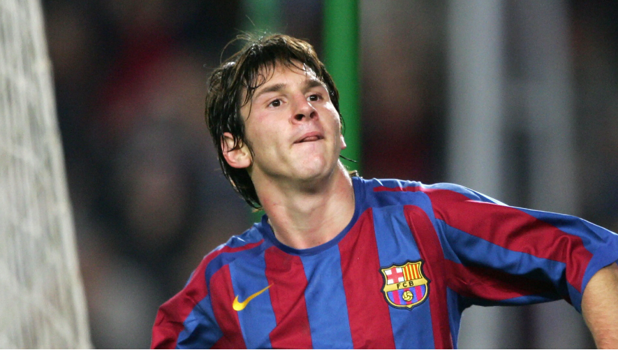     Молодой Лионель Месси в FC Barcelona
