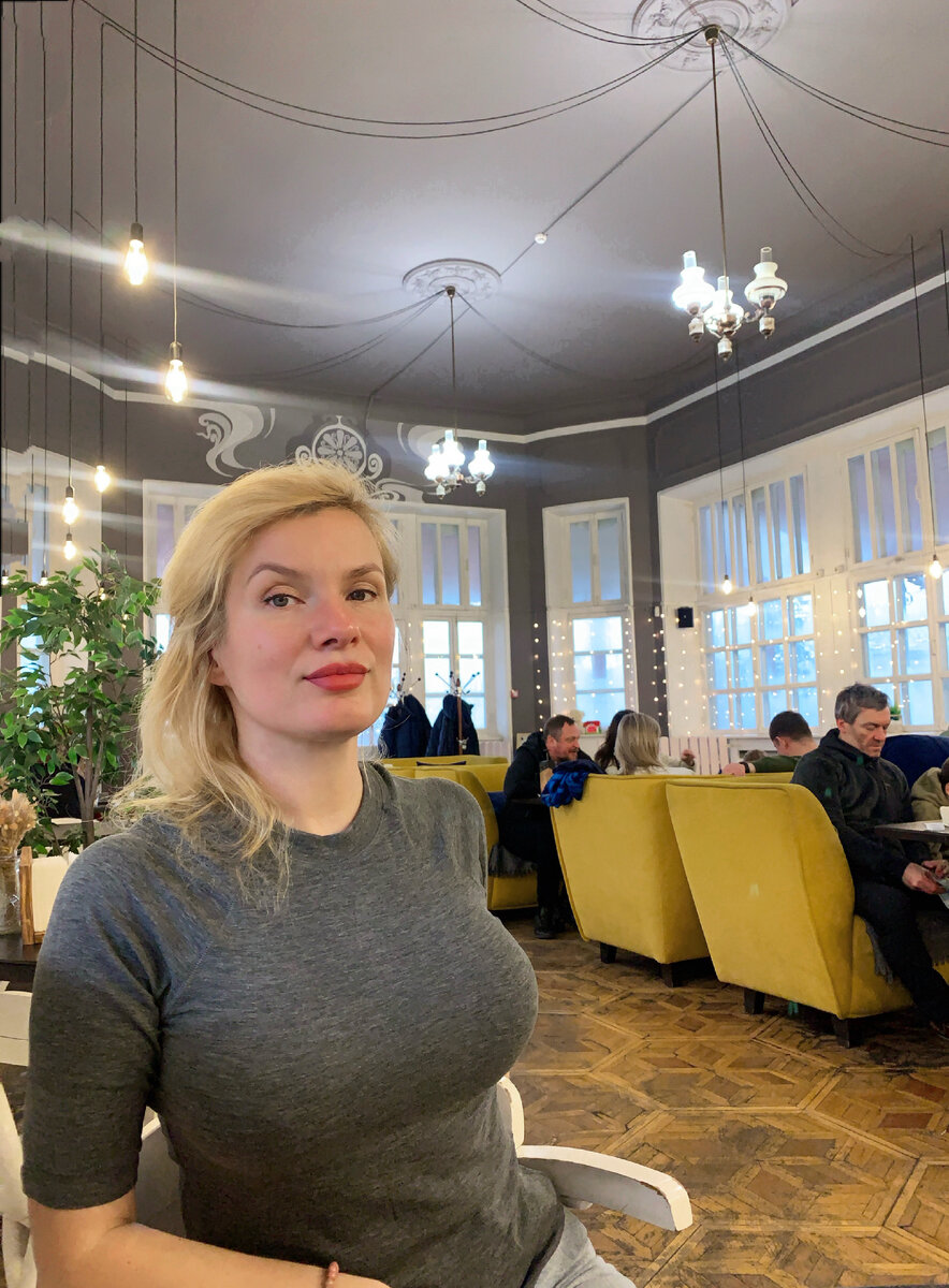 В любимой кофейне 