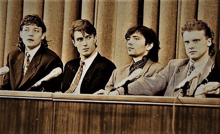 Кульков, Иванов, Добровольский, Кирьяков - игроки сборной России подписавшие письмо