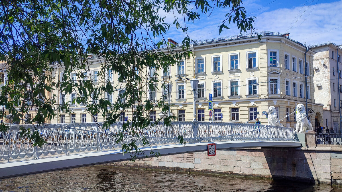 Львиный мостик Санкт-Петербург 2023 год, из архива автора