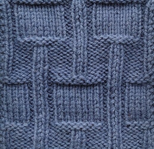 Изнаночная сторона узора