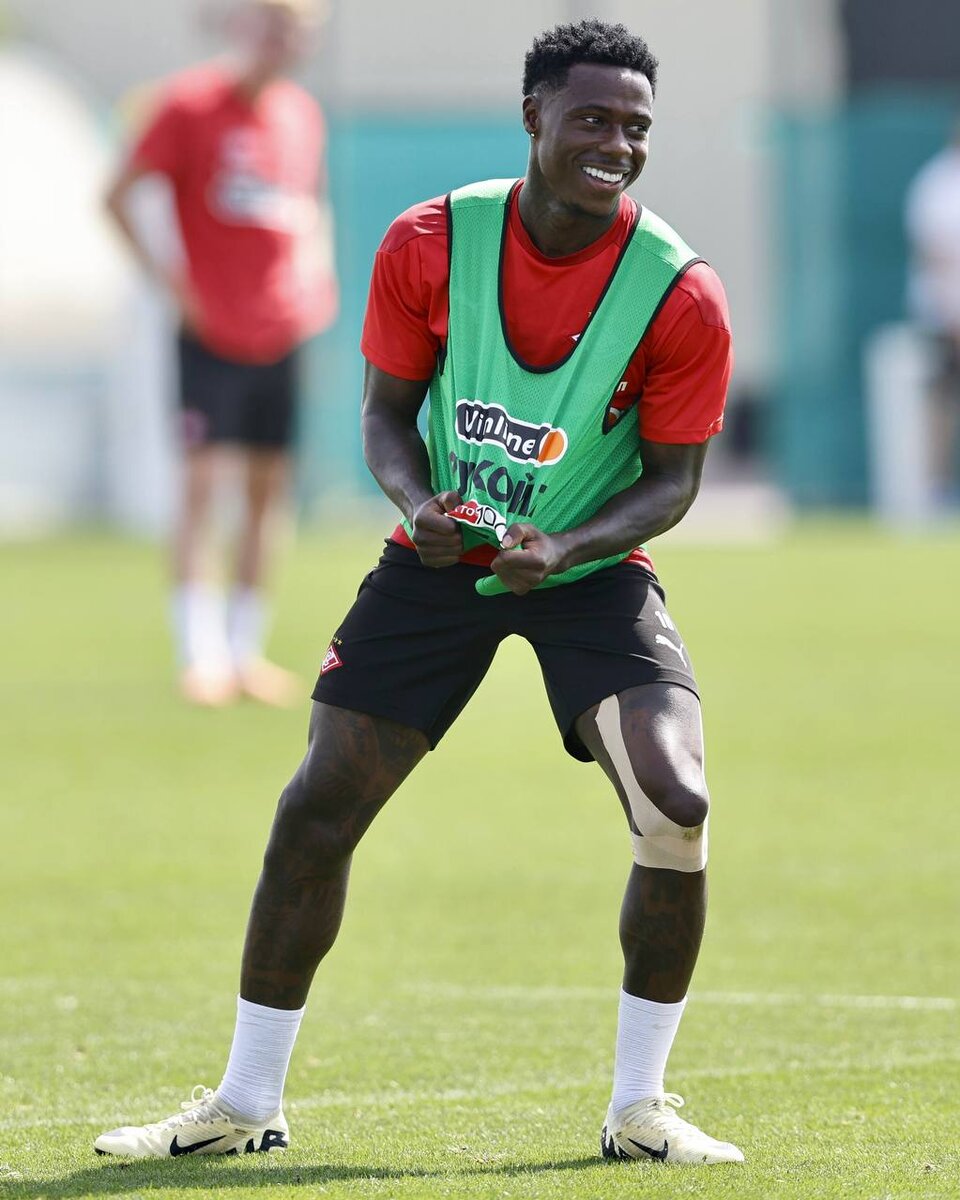 Квинси Промес на сборе "Спартака". Фото ФК "Спартак" 