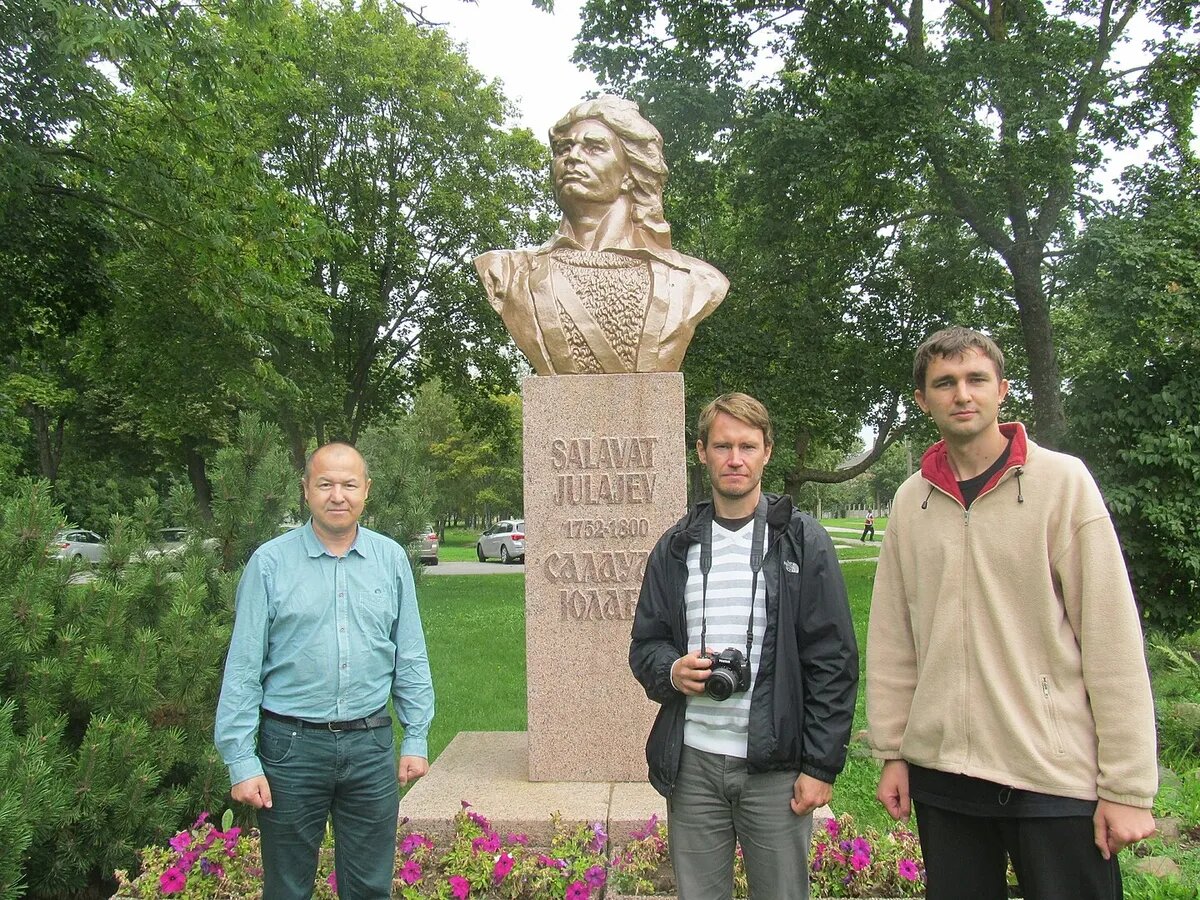 Бюст Салавата Юлаева в Палдиски. Фото: автор ZUFAr. CC BY-SA 4.0, commons.wikimedia.org📷
