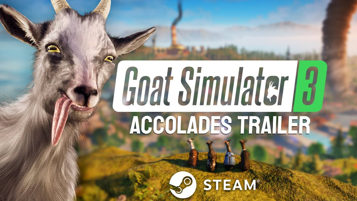 Goat Simulator 3 вышел в Steam | OVERCLOCKERS.RU | Дзен