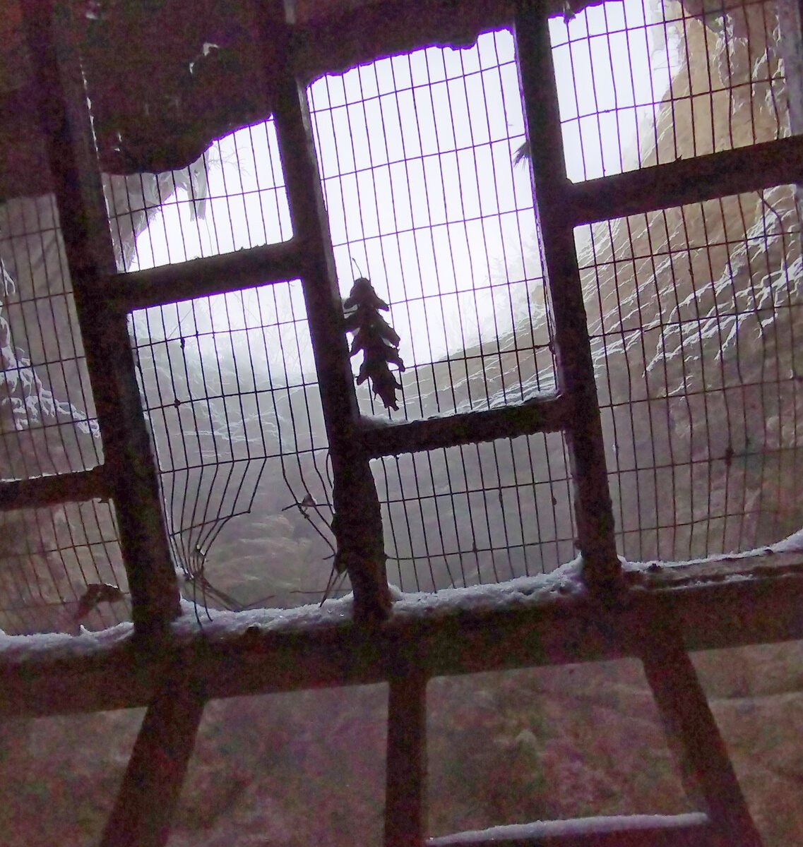 Сейчас верхний разлом пещеры закрыт решеткой в целях безопасности. Пятигорск. Провал