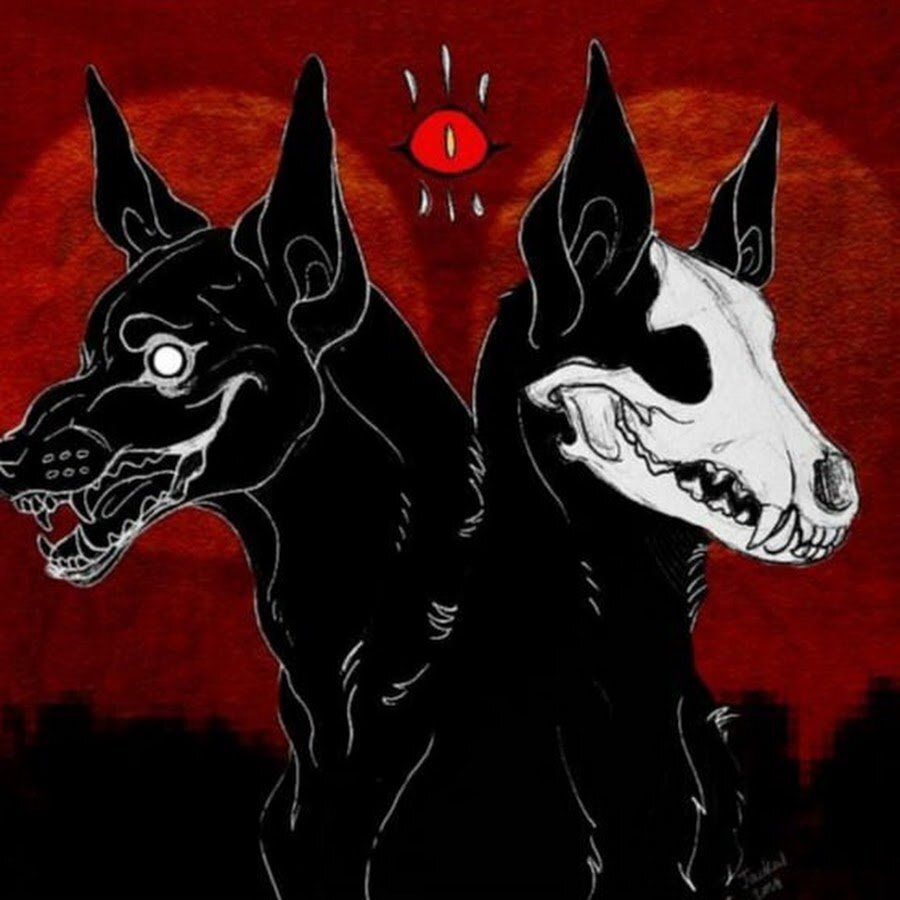 Костолом и волк из стаи.