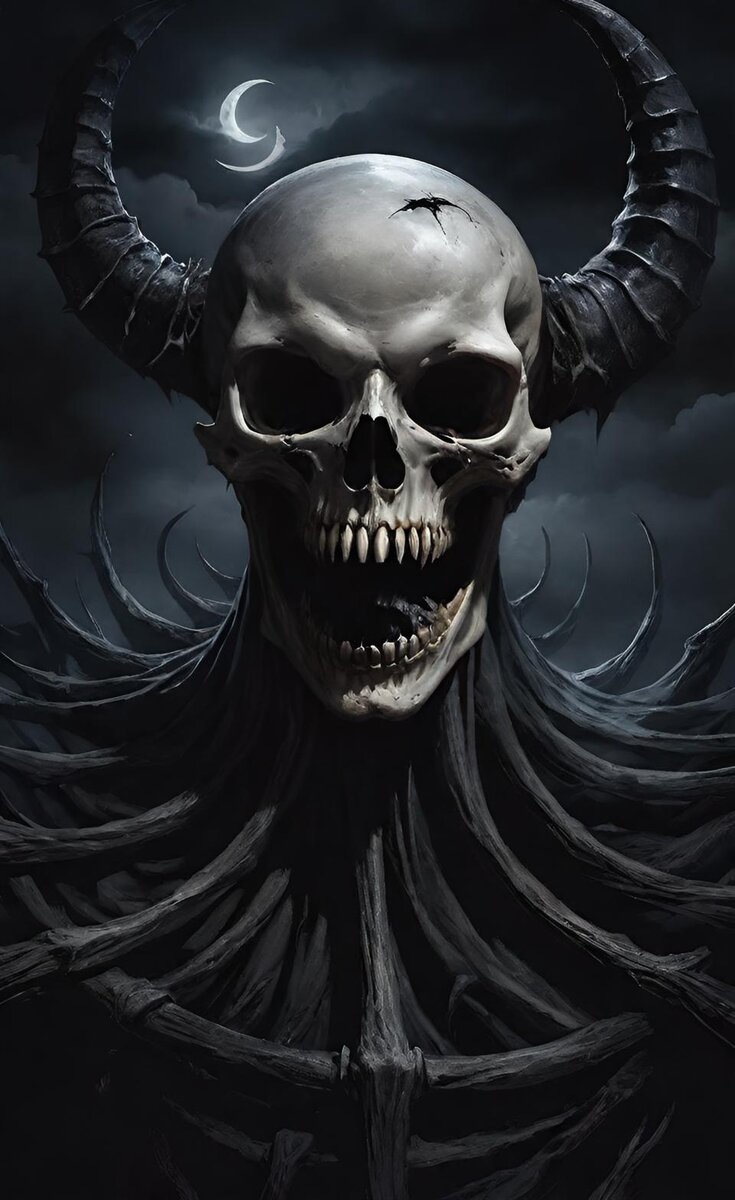 Типичный люцифаг (нейросеть Dream by WOMBO)