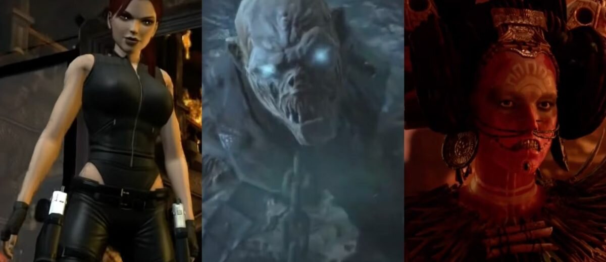 От некоторых противников Лары Крофт кровь буквально стынет в жилах.