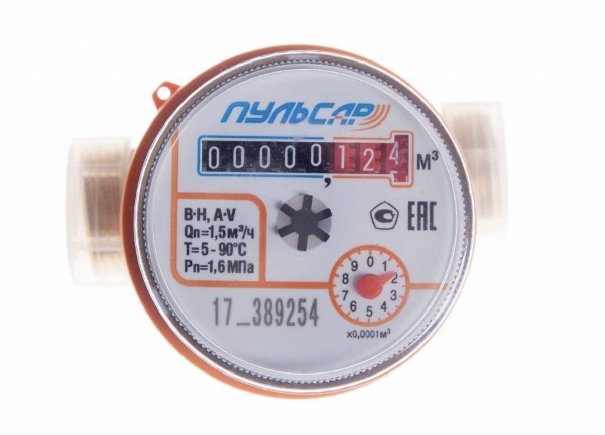 Счетчик воды, из открытых источников