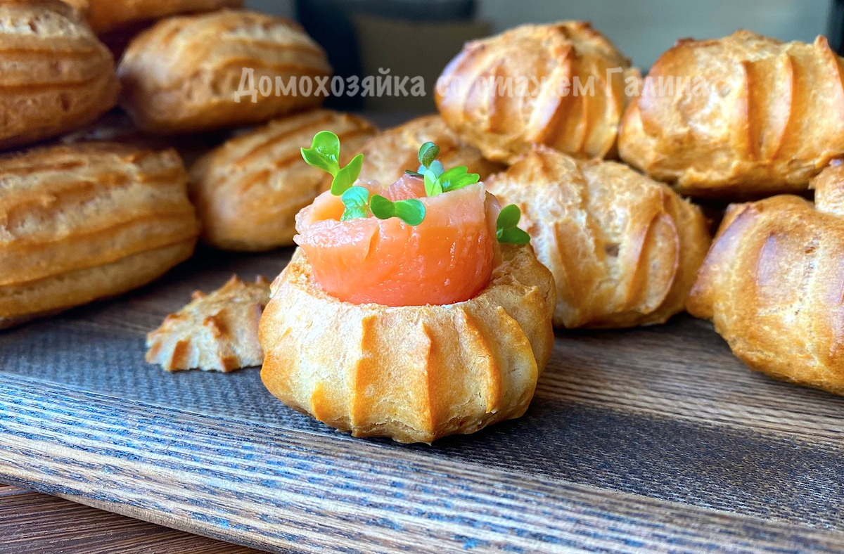 Заварные булочки со сливками 😋 - рецепт автора Вероника Земляника🇷🇺