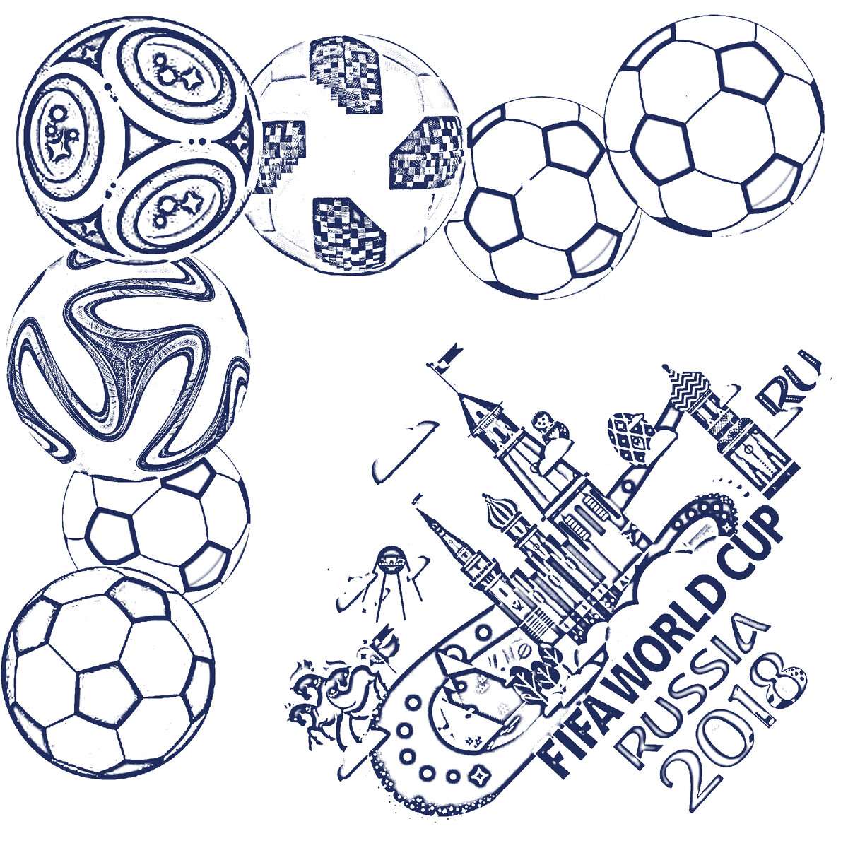 Мой платок к ЧМ по футболу 2018г.