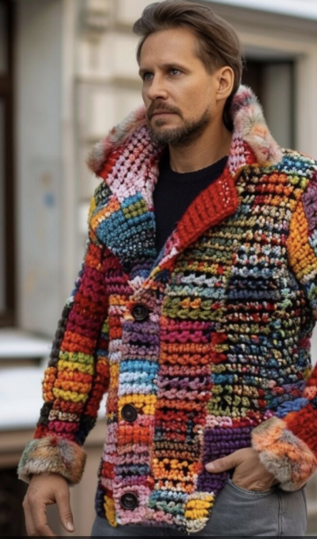 Идеи вязаных пальто и курток от ИИ | Ольга Силинская, свяжу НАСТРОЕНИЕ ...