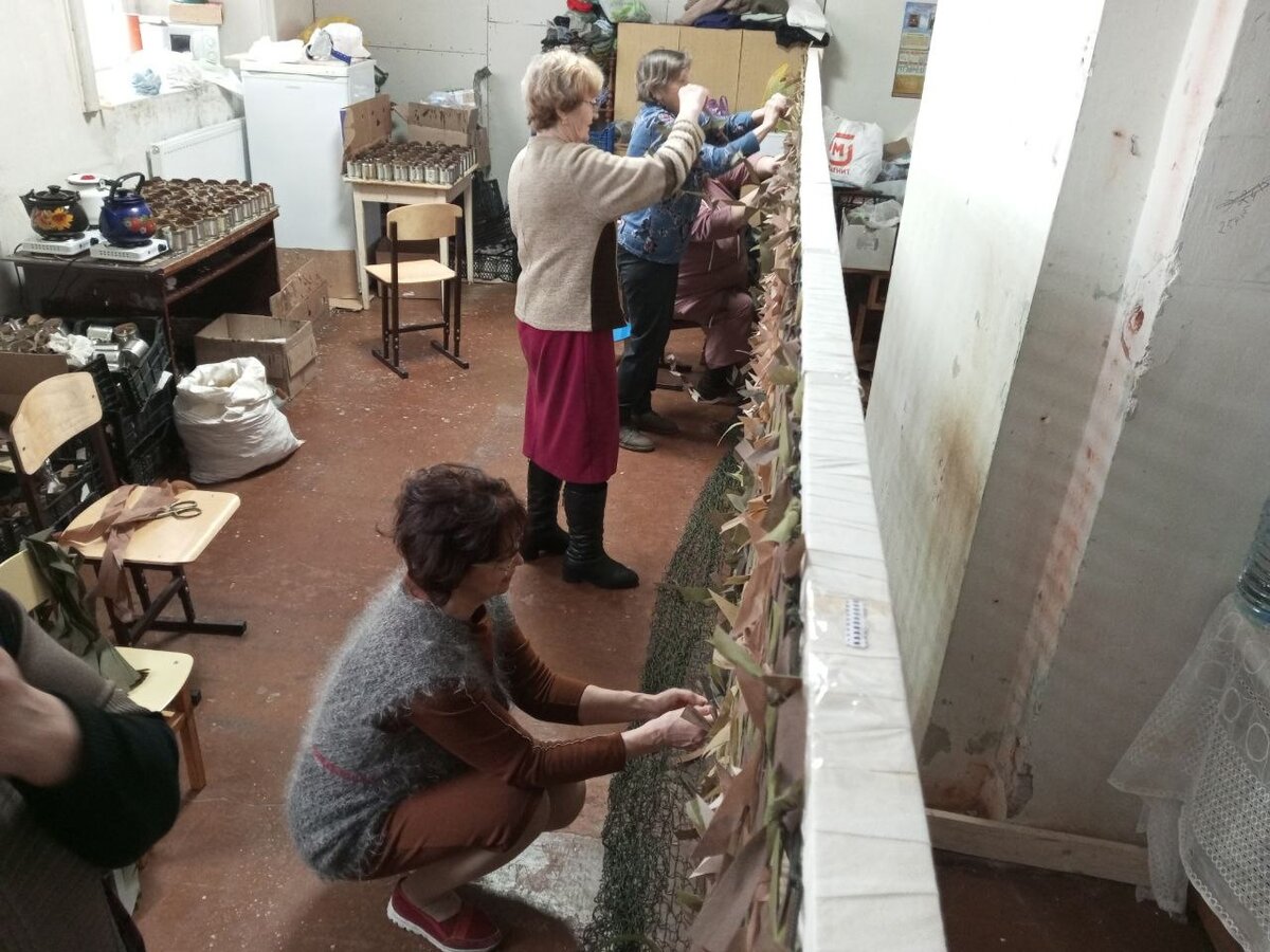    Первая партия маскировочных сетей из мастерской при кинешемском храме отправлена военнослужащим