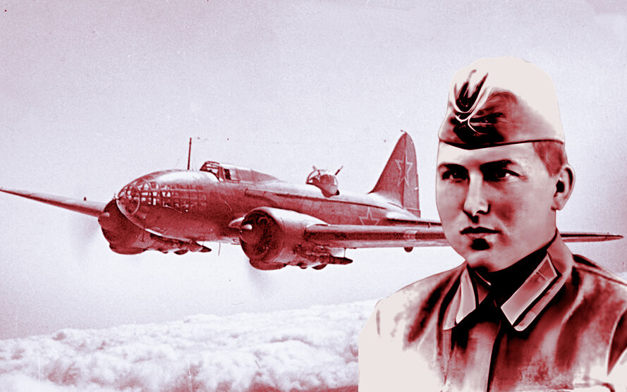 Командир звена Д. И. Барашев.