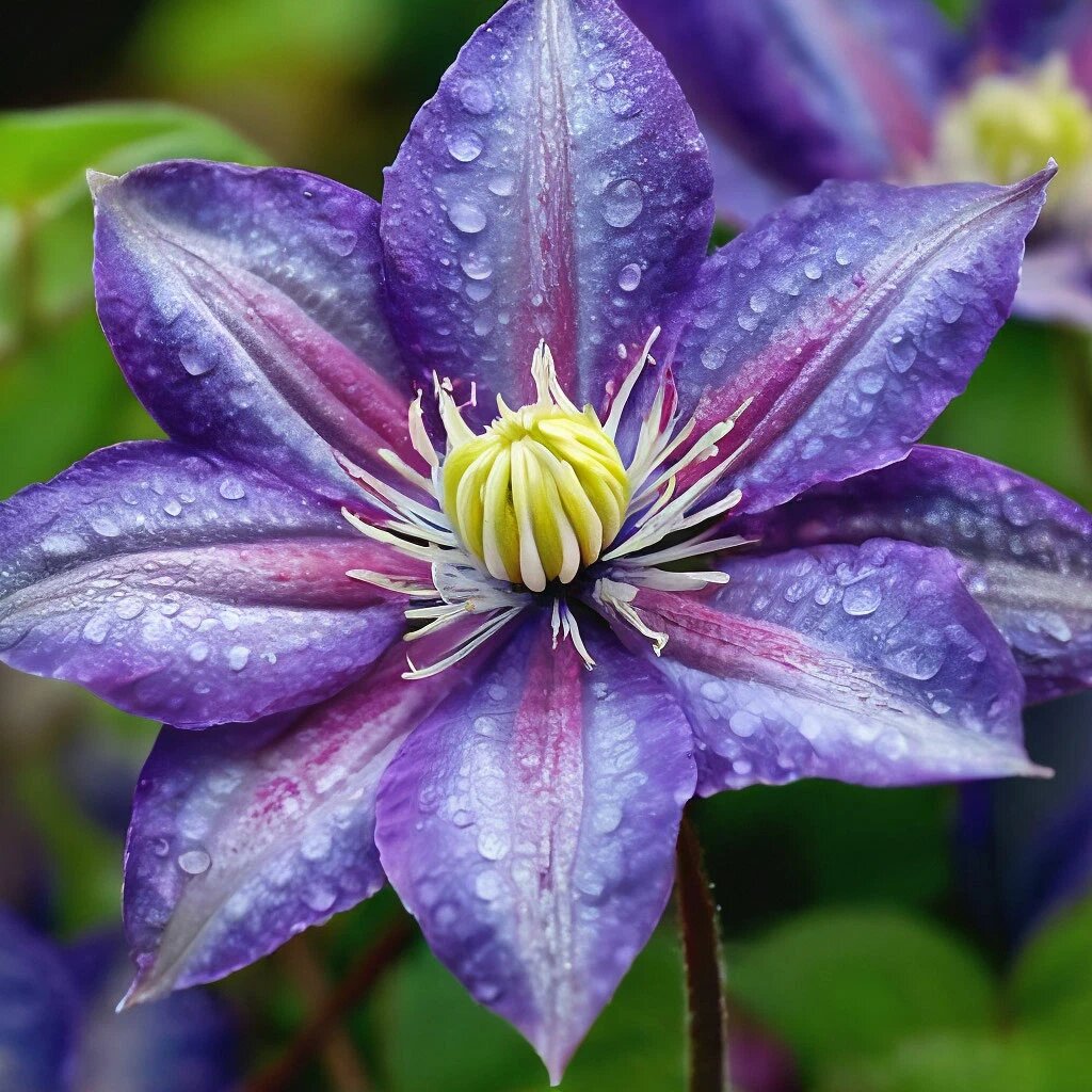 Клематис. Нейросеть Шедеврум.