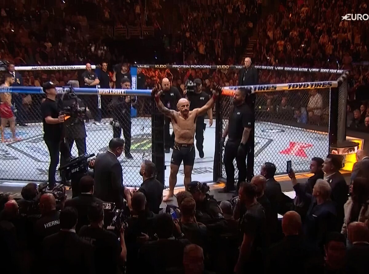 Возможно это был последний выход Вокановски в качестве чемпиона UFC 