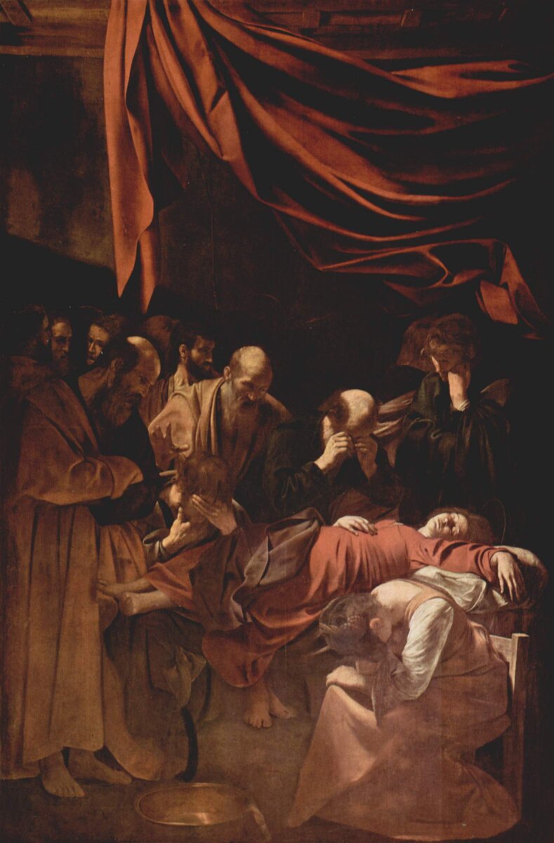 "Смерть Марии" Караваджо, 1604—1606гг.