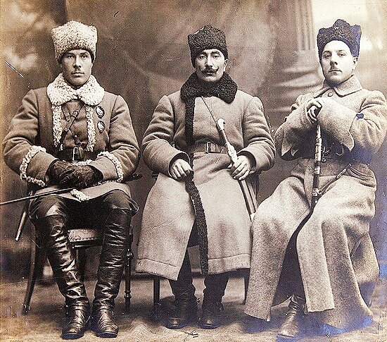 С.Тимошенко, С.Буденный, К.Вороширов, 1920 год.