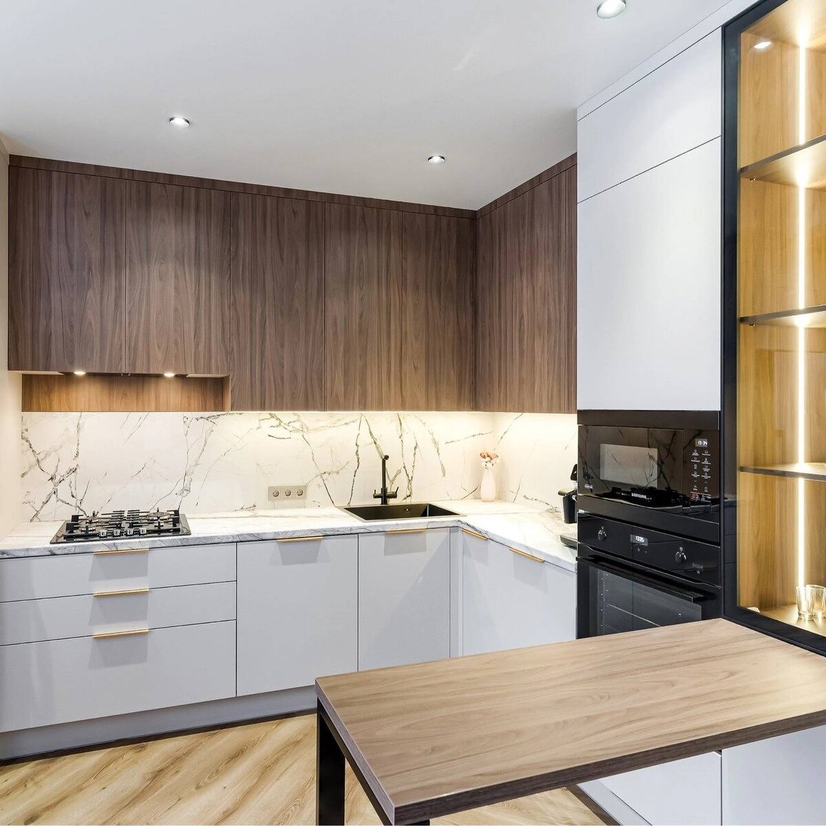 Готовый проект кухни от FORREST. У нас действует система бонусов для наших клиентов. Получи кэшбек до 5.000₽ за рекомендацию нас своим друзьям и близким