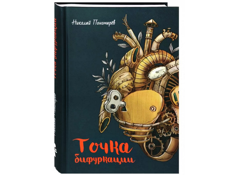 Обложка книги "Точка бифуркации" Николая Пономарева. По моему есть ещё варианты обложек, но я брала именно такую. Картинка из