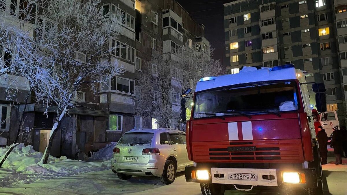 В Новом Уренгое из горящей квартиры вывели двух неизвестных | Север-Пресс  Новости Ямала | Дзен