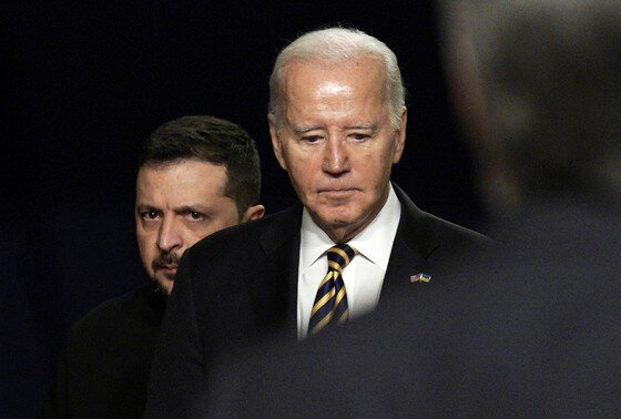    Владимир Зеленский и Джо Байден