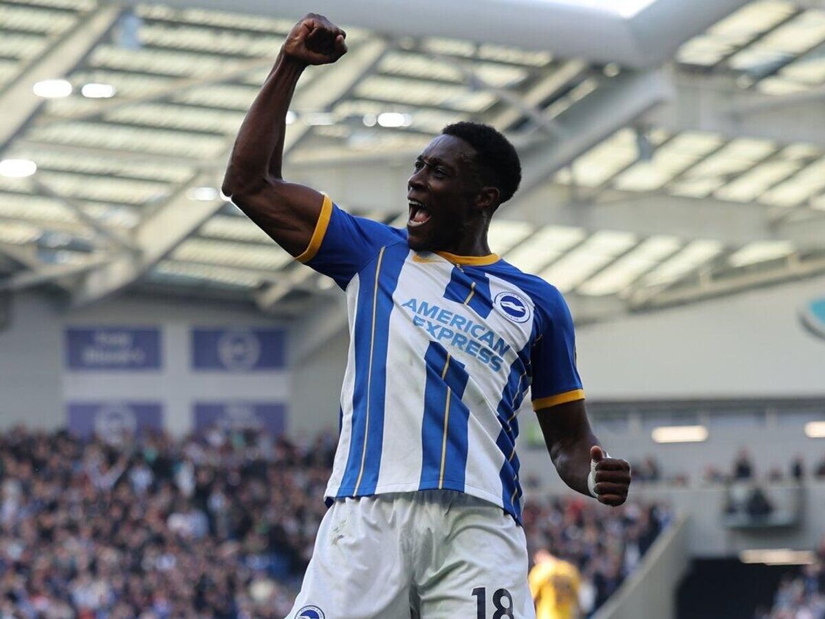    Нападающий "Брайтона" Дэнни Уэлбек в матче АПЛ© пресс-служба клуба "Брайтон"