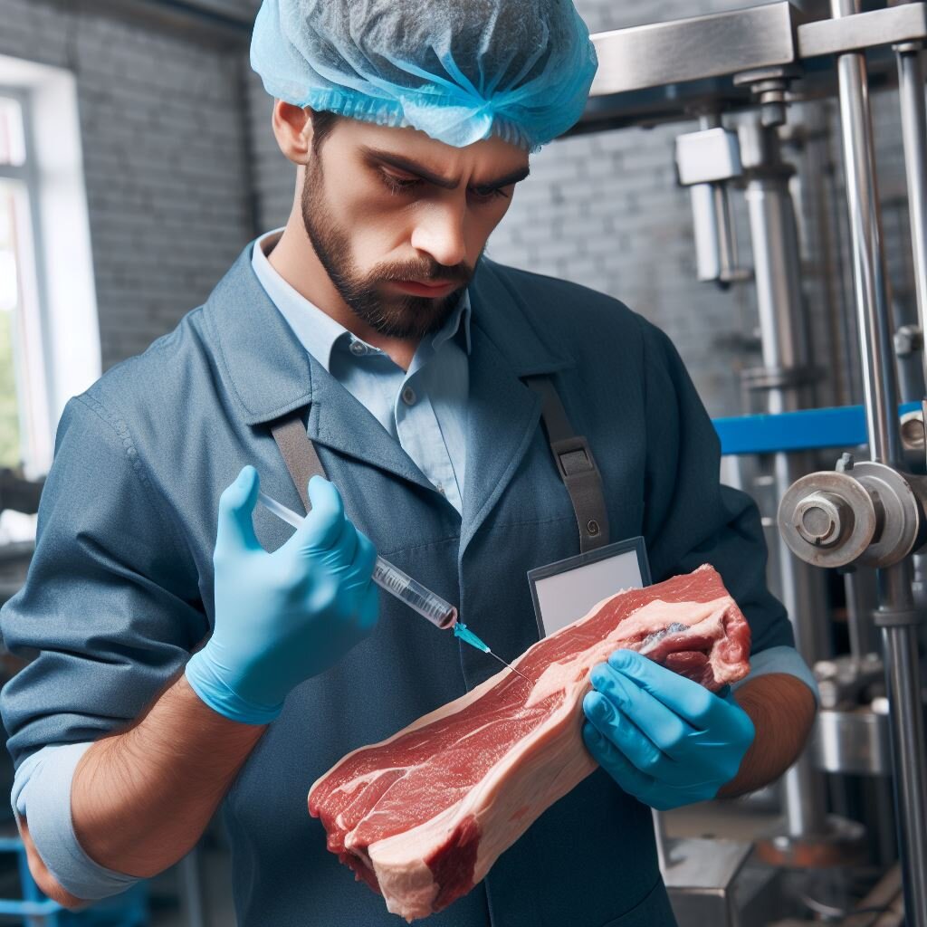 Типичный работник мясного предприятия