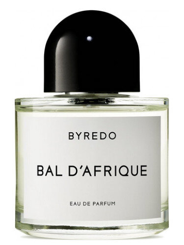 Bal d'Afrique Byredo — это аромат для мужчин и женщин, он принадлежит к группе восточные древесные. Bal d'Afrique выпущен в 2009 году. Парфюмер: Jérôme Epinette. Верхние ноты: Лимон, Бархатцы, Черная смородина, Бергамот и Африканский апельсиновый цвет; средние ноты: Фиалка, Цикламен и Жасмин; базовые ноты: Ветивер, Мускус, Амбра и Вирджинский кедр.