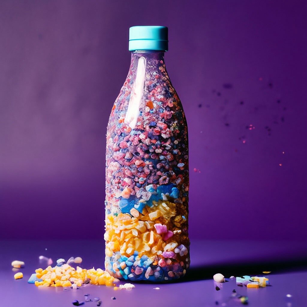 Примерно за целый год человек в среднем употребляет 250-500 гр. микропластика