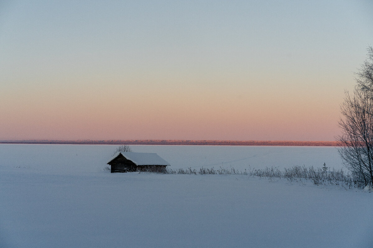 немного зимней природы. Это Архангельская область, но красивые места есть и поближе к Москве