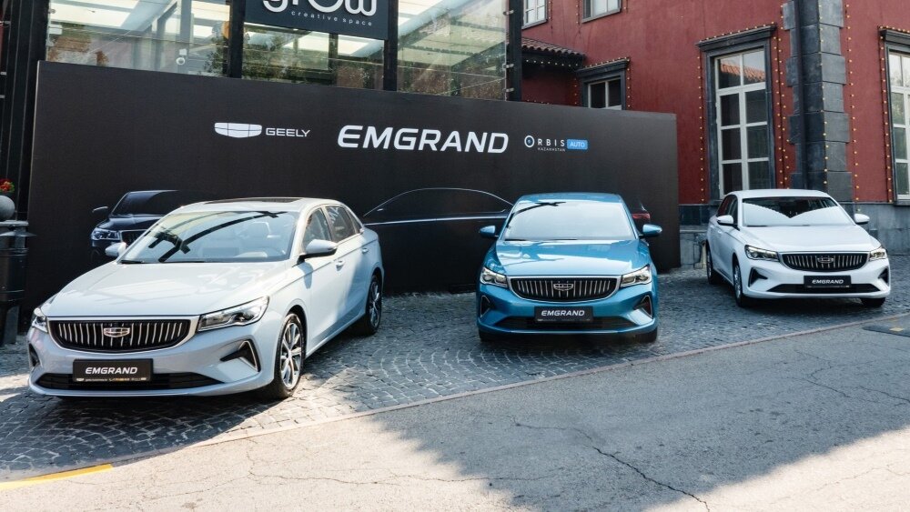 Седаны Geely Emgrand получили в Казахстане Apple Car Play. Фото: Елена Никитенко  📷
