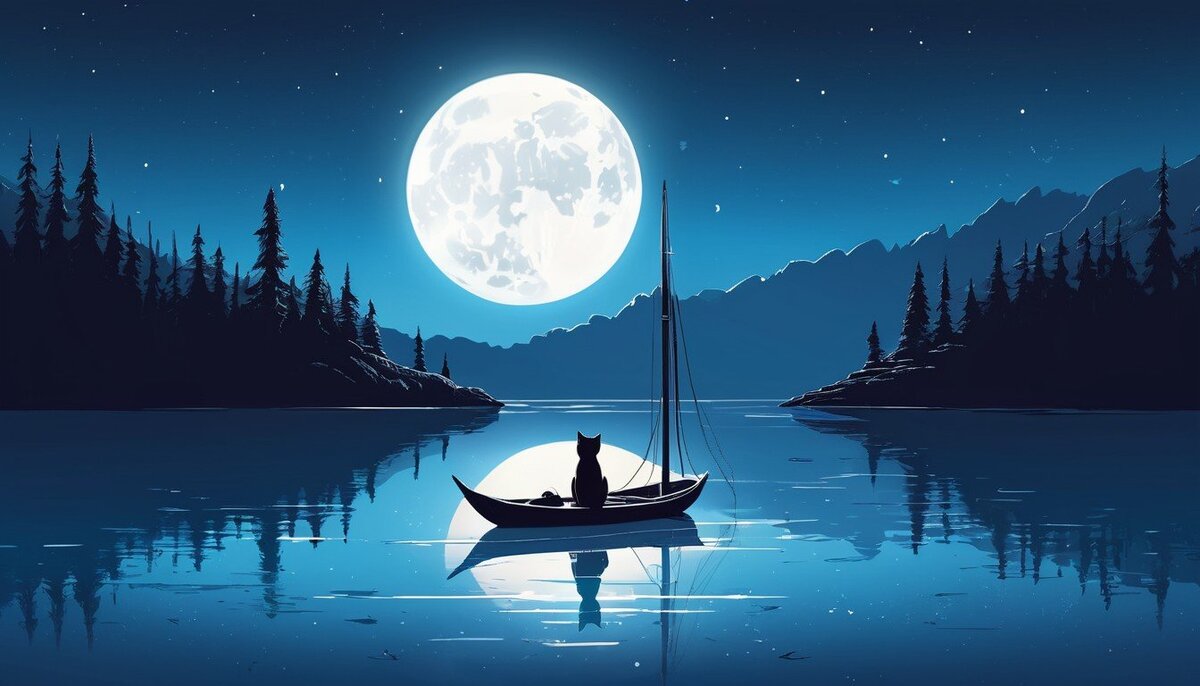 Кот тоже ищет свой Путь. Но вот пока ветра нет попутного...