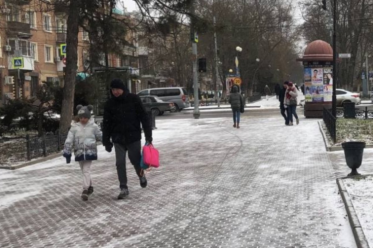    В Ростове в понедельник 19 февраля днём ожидается мокрый снег