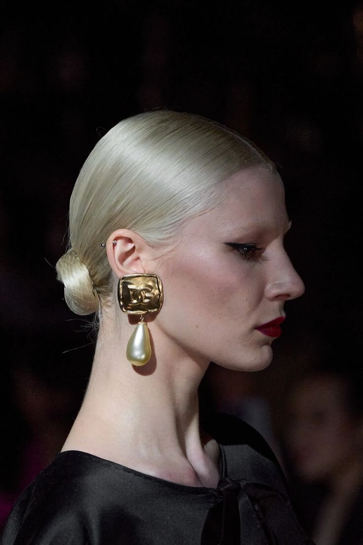 серьги из месдзолота