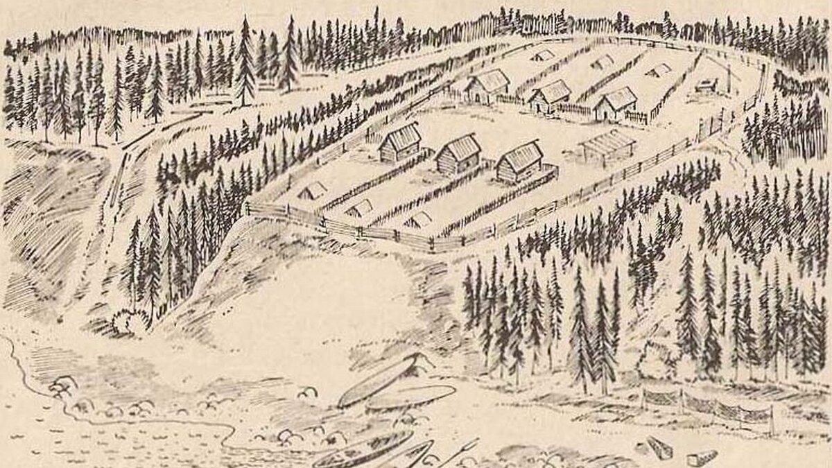 фото: Кудымкарское городище (реконструкция В. Оборина)