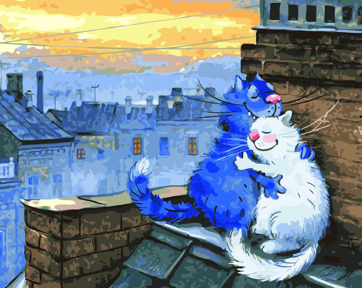 очаровательные синие коты Рины Зенюк