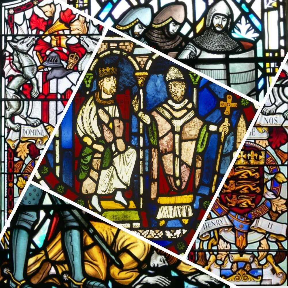 Генрих II и Томас Бекет.