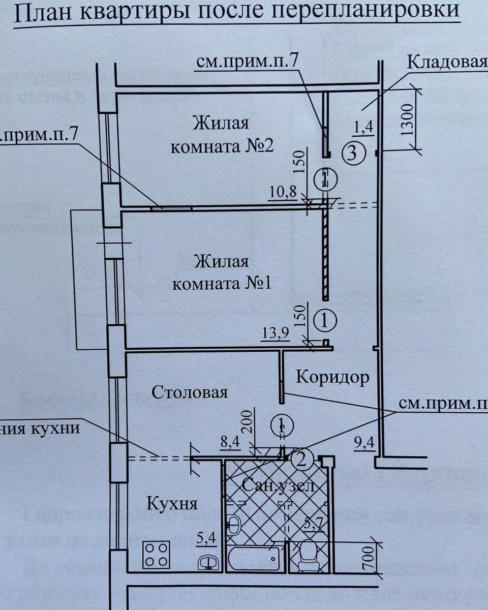 Так квартира выглядит сейчас. Как вам перепланировка? Считаете ли вы ее удобной? Поделитесь своим мнением в комментариях, пожалуйста 📝