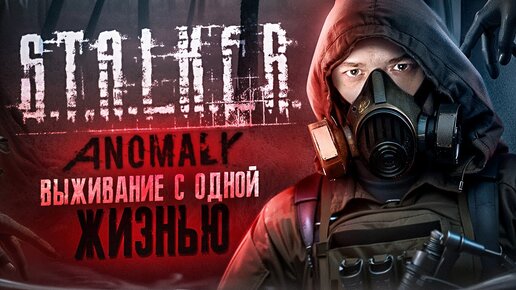 ВЫЖИВАНИЕ С 1 ЖИЗНЬЮ В STALKER ANOMALY CUSTOM