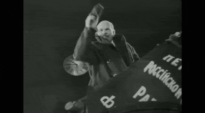 Энергичный Ленин в исполнении В. Никандрова