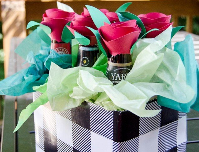    Букет из пива   
Источник: «Un original mom»