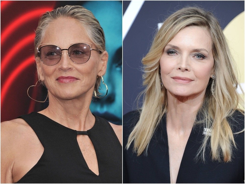 Шэрон Стоун и Мишель Пфайффер