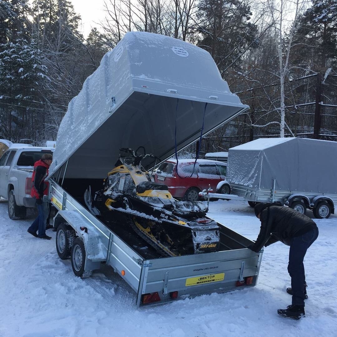 Прицеп Вектор ЛАВ для перевозки техники