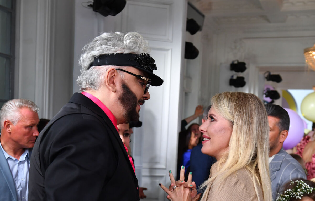    Ксения Собчак и Филипп Киркоров - герои "голой вечеринки". ФОТО: Komsomolskaya Pravda/Globallookpress