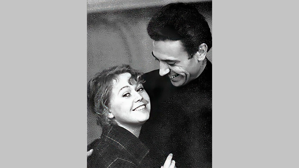 Светлана Немоляева и Александр Лазарев молодые и счастливые