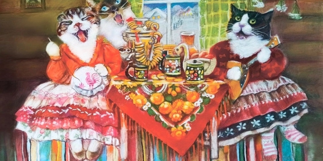 С доброй понедельничной утрой | Веселые картины Никиты Потокина, от которых улучшится настроение