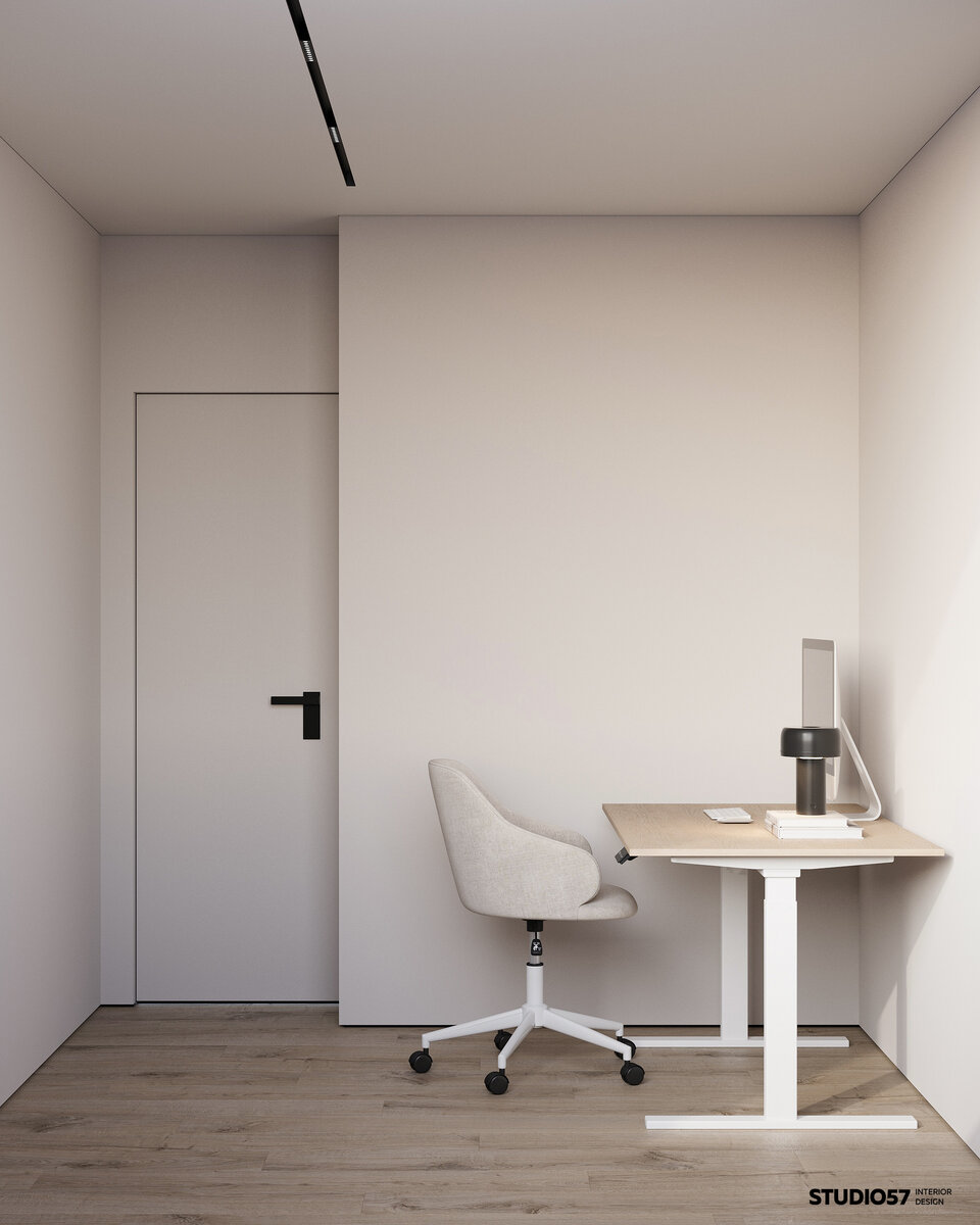 Кварц-винил, который подойдет как для ванной, так и для рабочего кабинета 