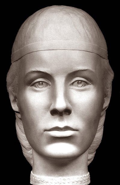 Елена Глинская. Реконструкция по черепу С. Никитин (1999 г.). 